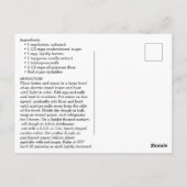 Valentijnsdag Suikerkoek Recept Briefkaart (Achterkant)