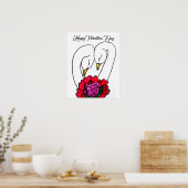 VALENTIJNSDAG SWANS POSTER (Keuken)