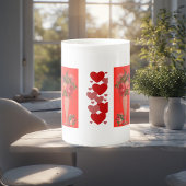 Valentijnsdag Sweeping Heart Romantic Rozen Vase Porselein Kop