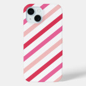 Valentijnsdag Sweet Pink Snoep Stripes Pattern Case-Mate iPhone Case