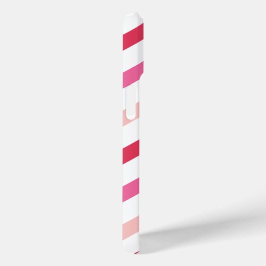 Valentijnsdag Sweet Pink Snoep Stripes Pattern Case-Mate iPhone Case (Achterkant / Rechts)