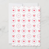 Valentijnsdag Sweetheart eerste verjaardag Kaart (Achterkant)