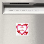 Valentijnsdag Sweethearts Magnet (Insitu (Vaatwasser))