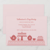 Valentijnsdag Sweets en Treats Kaart (Voorkant / Achterkant)