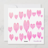 Valentijnsdag Sweeware Card Waterverf Feestdagenkaart (Achterkant)