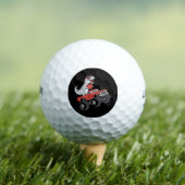 Valentijnsdag T Rex Dinosaur Riding Monster Truc Golfballen (Insitu Shirt)