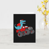 Valentijnsdag T Riding Monster Truck Toddler Kaart (Gele Bloem)