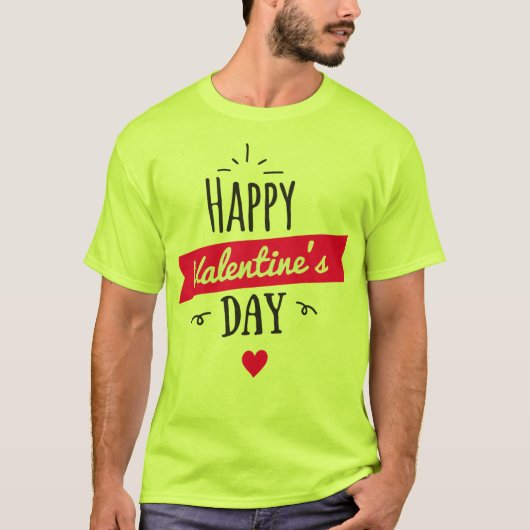 Valentijnsdag T-shirt (Voorkant)