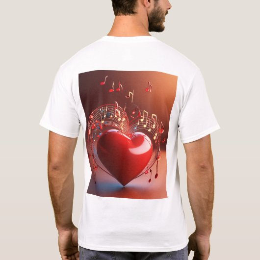 Valentijnsdag T-Shirt (Achterkant)