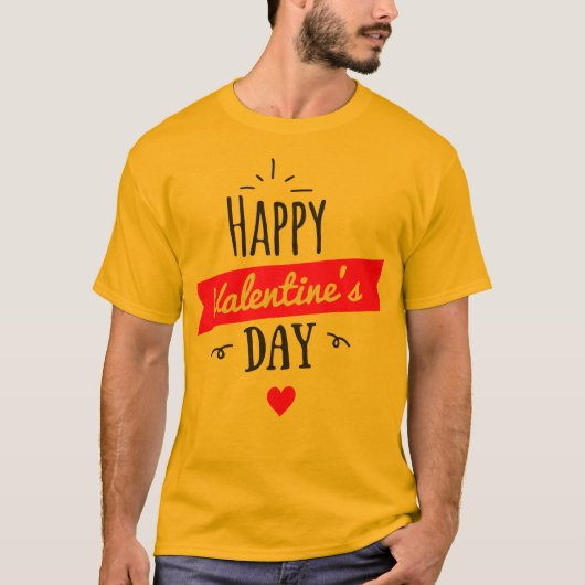 Valentijnsdag T-shirt (Voorkant)