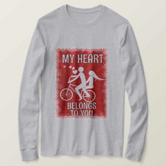 Valentijnsdag T-shirt (Design voorkant)