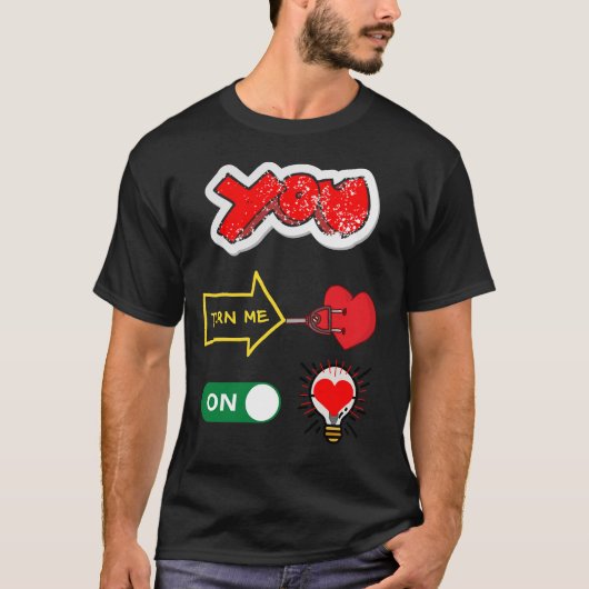 Valentijnsdag T-shirt (Voorkant)