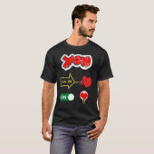 Valentijnsdag T-shirt (Voorkant volledig)