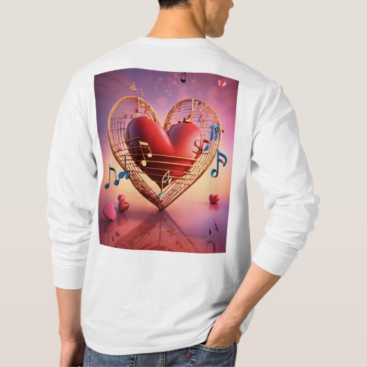 Valentijnsdag T-Shirt (Achterkant)