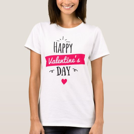Valentijnsdag T-shirt (Voorkant)