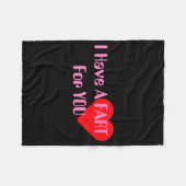 Valentijnsdag T-shirt Fleece Deken (Voorkant (Horizontaal))