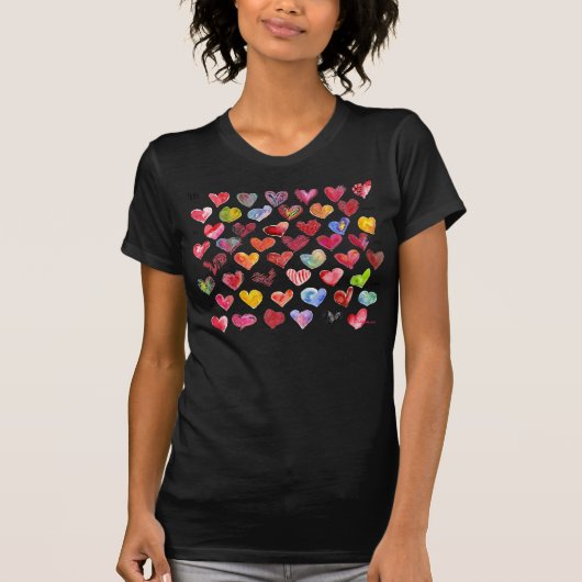 Valentijnsdag T-shirt/kleding T-shirt (Voorkant)