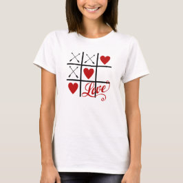 Valentijnsdag t-shirt met hart