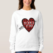 Valentijnsdag T Shirt Red Buffalo Pset Love Hea (Voorkant)