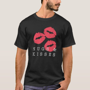 Valentijnsdag T-shirt van hanen en kuilen