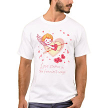 Valentijnsdag T-shirt voor koppels en singles