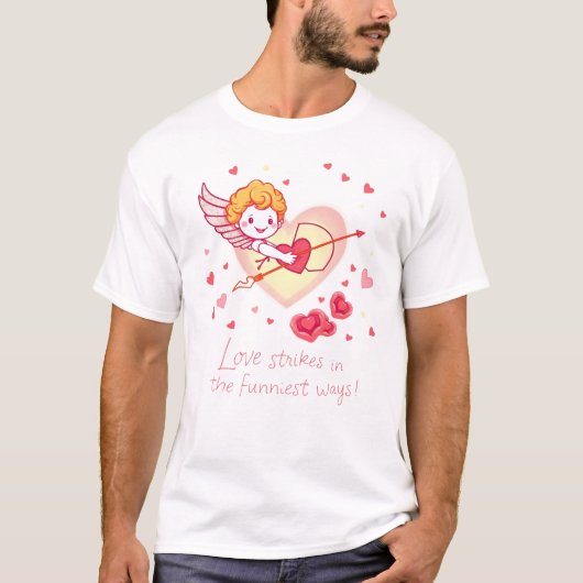 Valentijnsdag T-shirt voor koppels en singles (Voorkant)