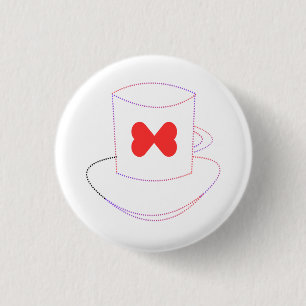 VALENTIJNSDAG T-SHIRTS MET EEN GOEDE VIBE RONDE BUTTON 3,2 CM