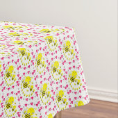 Valentijnsdag Tablecloth Bumblebee Tafelkleed (Voorbeeld)