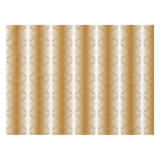 Valentijnsdag Tablecloth Gold Hearts Tafelkleed (Voorkant (Horizontaal))