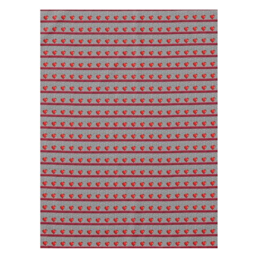 Valentijnsdag Tablecloth Heart Tafelkleed (Voorkant)