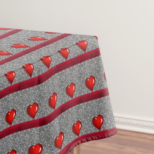 Valentijnsdag Tablecloth Heart Tafelkleed (Voorbeeld)