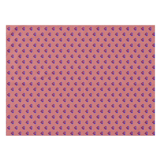 Valentijnsdag Tablecloth Heart Tafelkleed (Voorkant (Horizontaal))