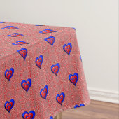 Valentijnsdag Tablecloth Heart Tafelkleed (Voorbeeld)