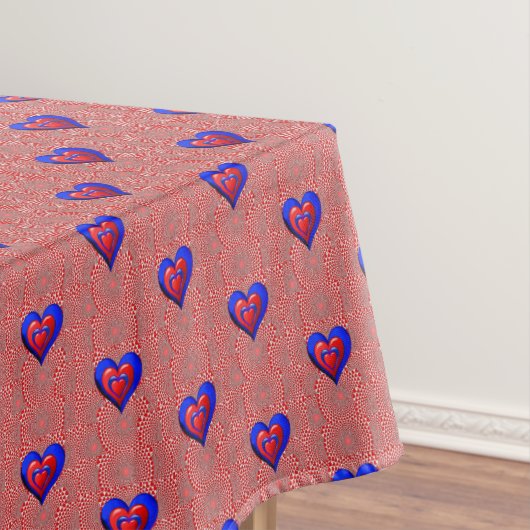 Valentijnsdag Tablecloth Heart Tafelkleed (Voorbeeld)