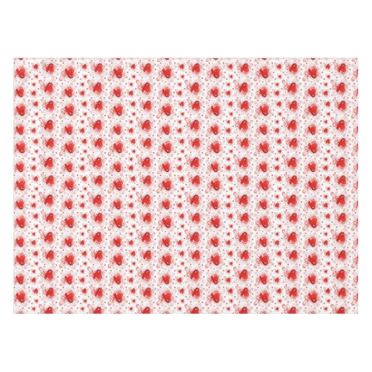 Valentijnsdag Tablecloth Heart Tafelkleed (Voorkant (Horizontaal))