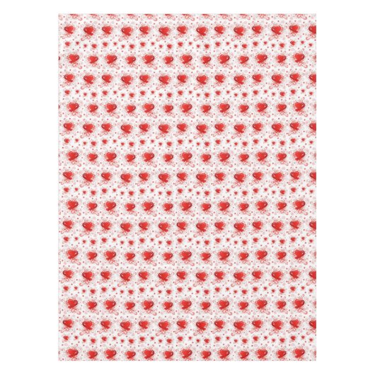 Valentijnsdag Tablecloth Heart Tafelkleed (Voorkant)
