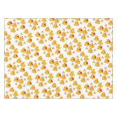Valentijnsdag Tablecloth Hearts Polkadot Gold Tafelkleed (Voorkant (Horizontaal))