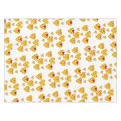 Valentijnsdag Tablecloth Hearts Polkadot Tafelkleed (Voorkant (Horizontaal))