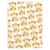 Valentijnsdag Tablecloth Hearts Polkadot Tafelkleed (Voorkant)