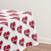 Valentijnsdag Tablecloth Love Tafelkleed (Voorbeeld)