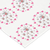 Valentijnsdag Tablecloth Mice Tafelkleed (Gekanteld)