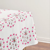 Valentijnsdag Tablecloth Mice Tafelkleed (Voorbeeld)