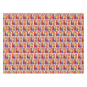 Valentijnsdag Tablecloth Peach Plum Tafelkleed (Voorkant (Horizontaal))