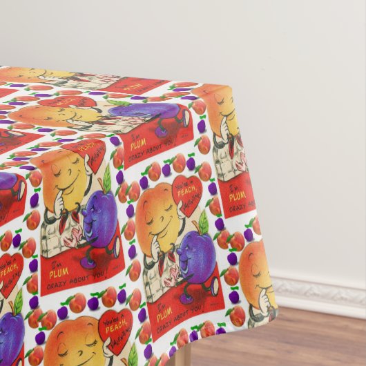 Valentijnsdag Tablecloth Peach Plum Tafelkleed (Voorbeeld)