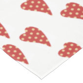 Valentijnsdag Tablecloth Polkadot Hearts Tafelkleed (Gekanteld)