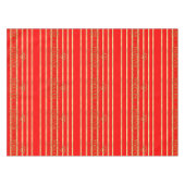 Valentijnsdag Tablecloth Red Forever Gold Tafelkleed (Voorkant (Horizontaal))