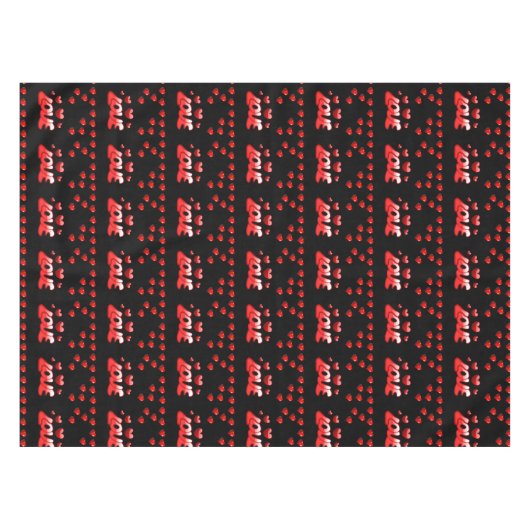 Valentijnsdag Tablecloth Tafelkleed (Voorkant (Horizontaal))