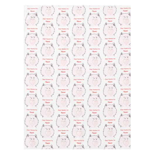 Valentijnsdag Tablecloth Tafelkleed (Voorkant)