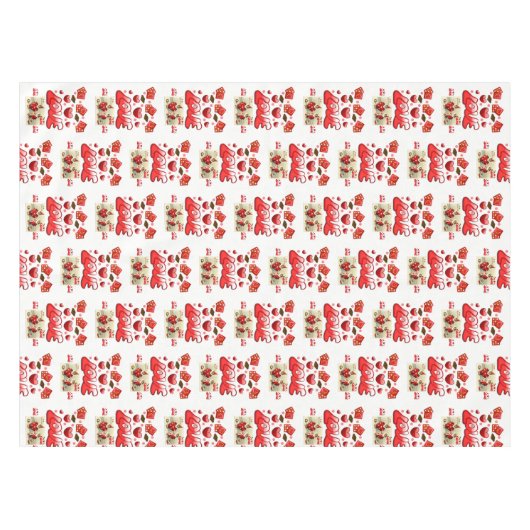 Valentijnsdag Tablecloth Tafelkleed (Voorkant (Horizontaal))