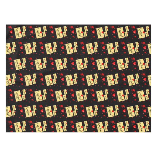 Valentijnsdag Tablecloth Tafelkleed (Voorkant (Horizontaal))